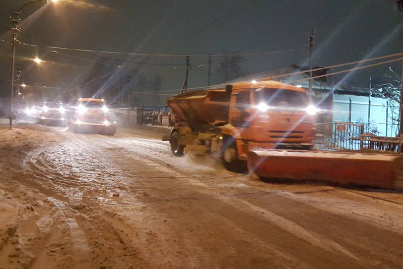 Ульяновские дорожники готовятся к новому снегопаду.