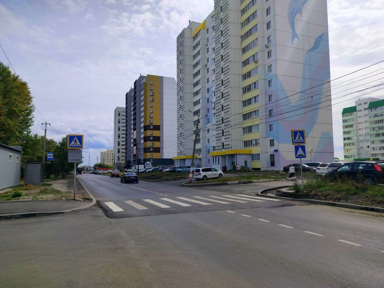 На восьми улицах Ульяновска обновлено асфальтовое покрытие.
