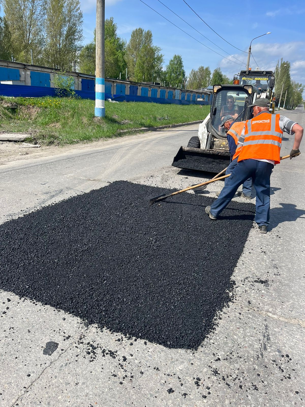 На семи улицах Ульяновска идёт текущий ремонт дорог.