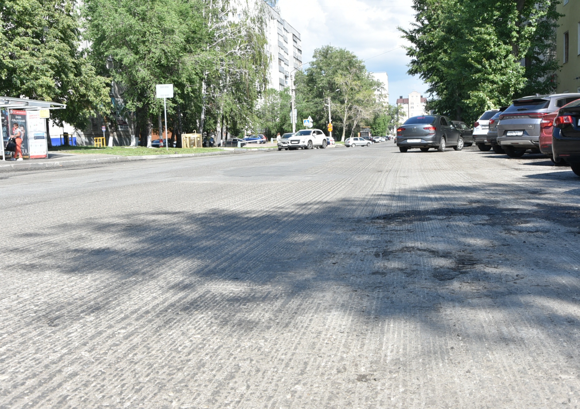 В Ульяновске начат ремонт улицы Орлова по нацпроекту «Безопасные качественные дороги».