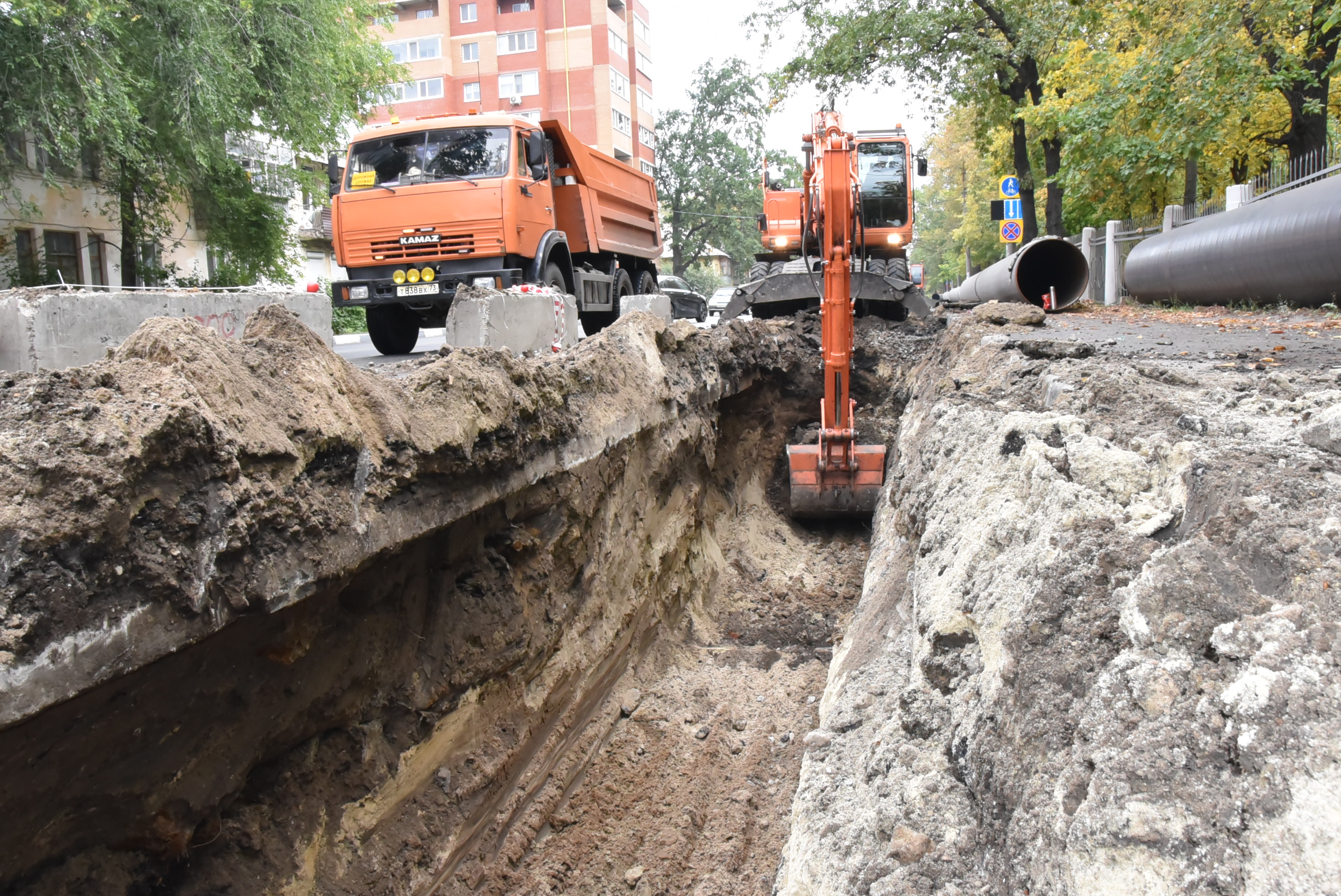 Перекрытие проспекта Гая в Ульяновске будет продлено.