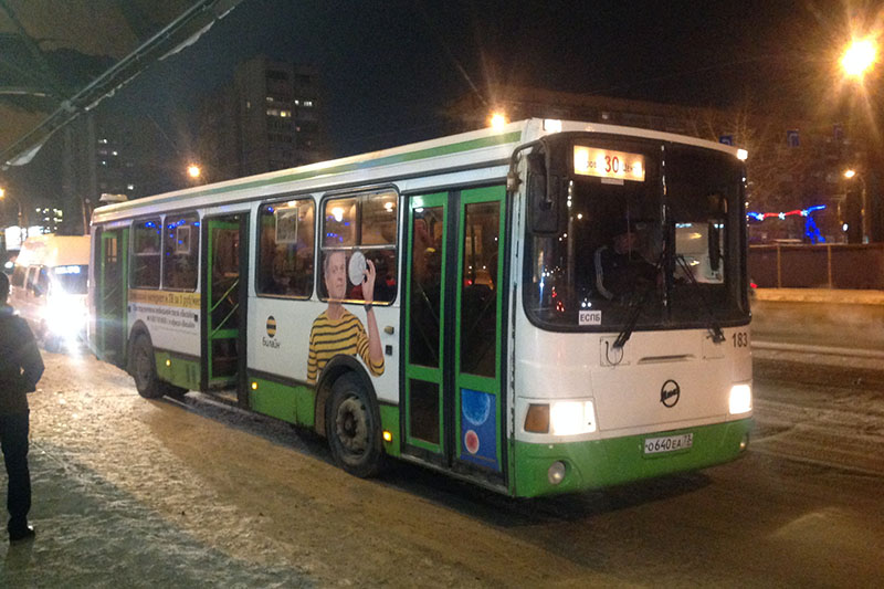 В новогоднюю ночь общественный транспорт Ульяновска будет ходить до 3:00.
