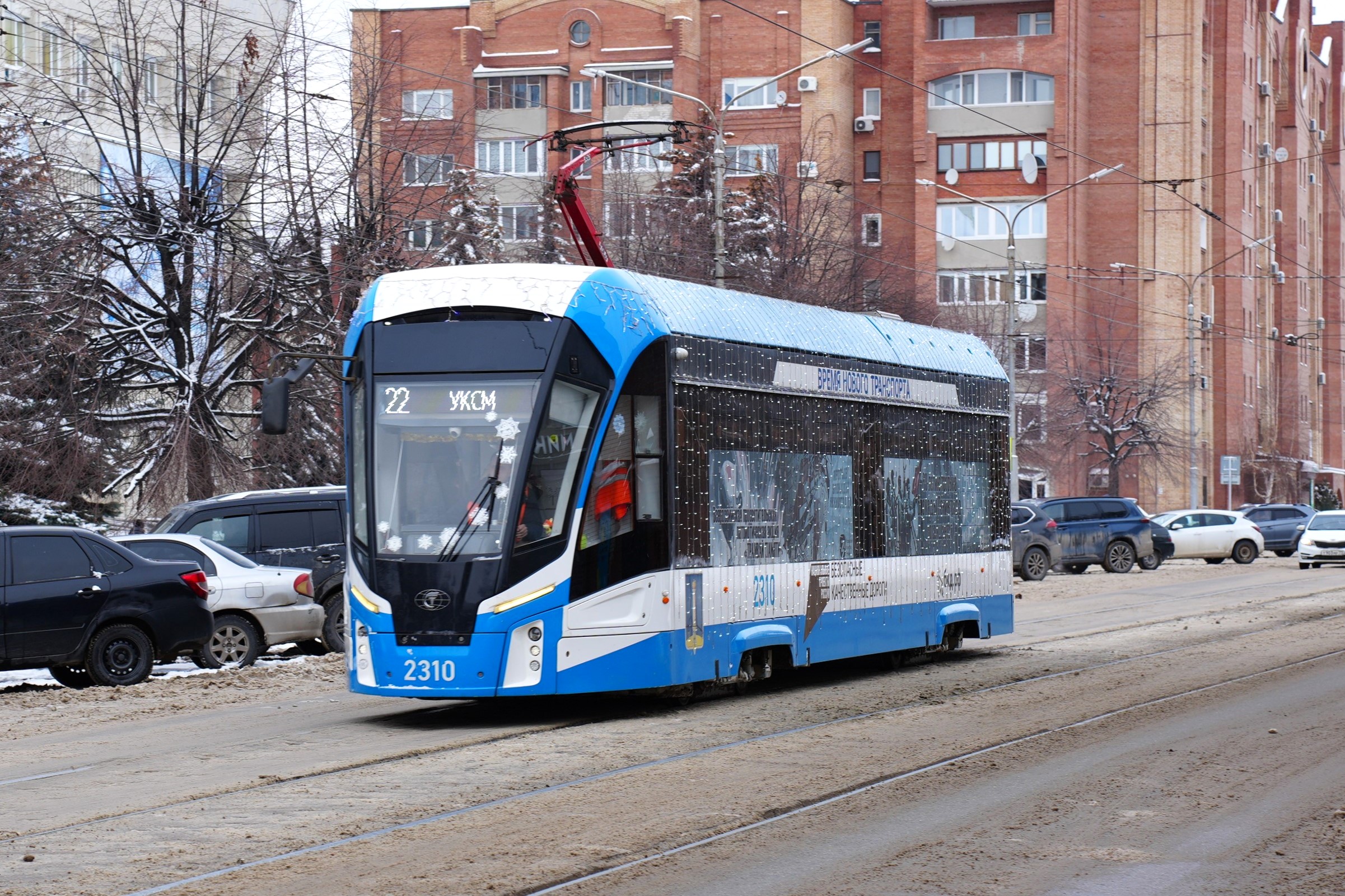 В Ульяновске в этом году заменят почти три километра трамвайных путей.