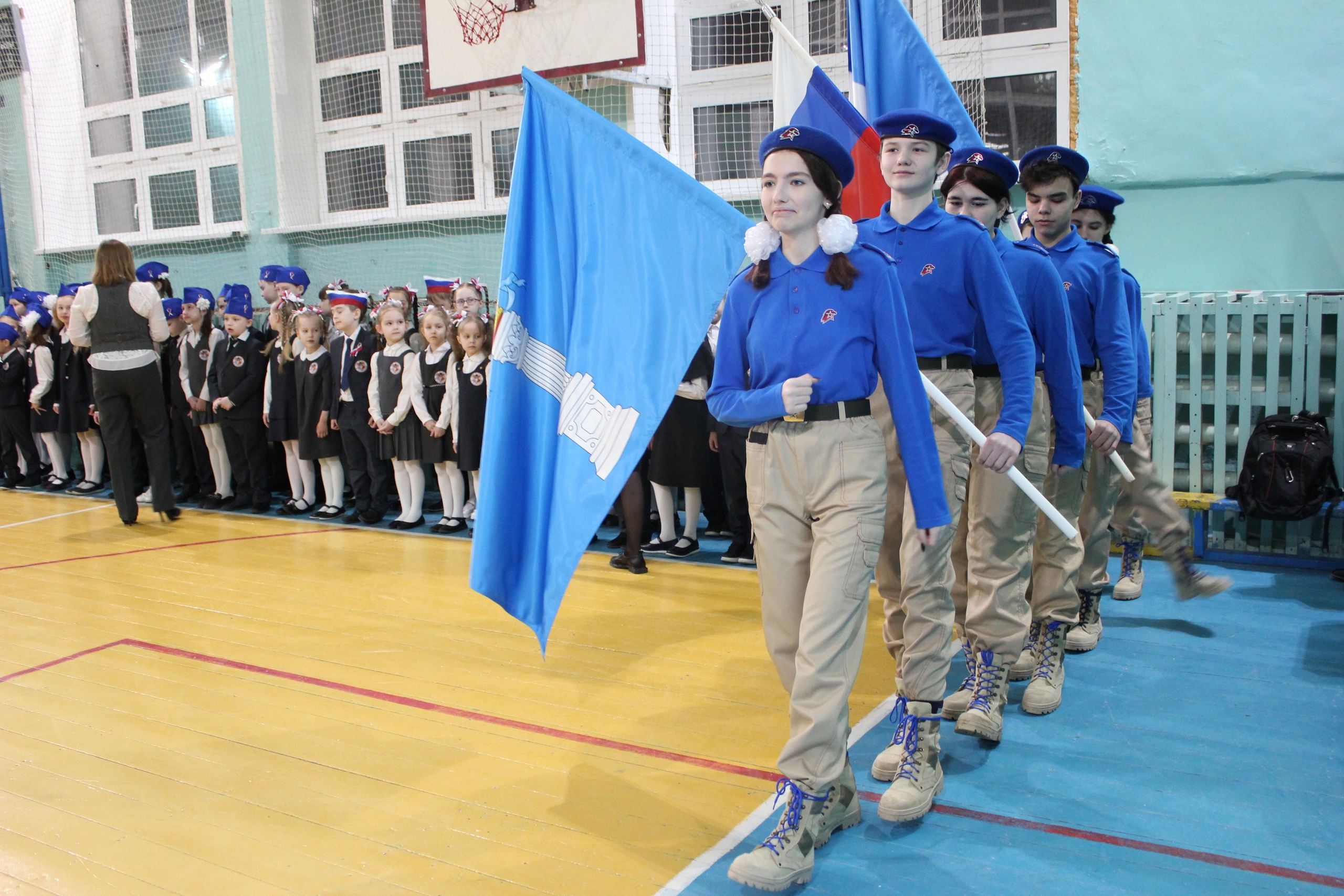 В Ульяновске открыли первую базовую школу «Движения первых».