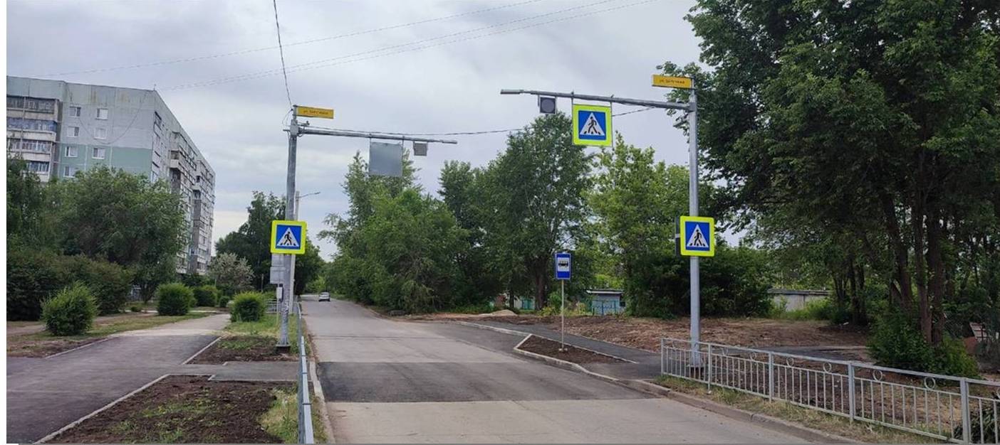 В этом году в Ульяновске все пешеходные переходы у школ будут соответствовать национальным стандартам безопасности.