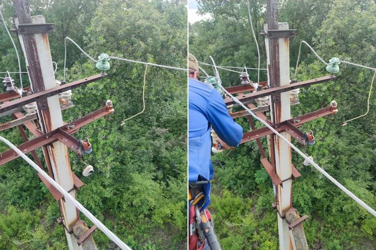 Ульяновские энергетики помогают коллегам в Лутугинском районе ЛНР.