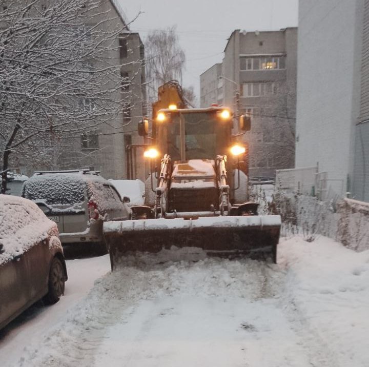 В Ульяновске продолжится сильный снегопад.