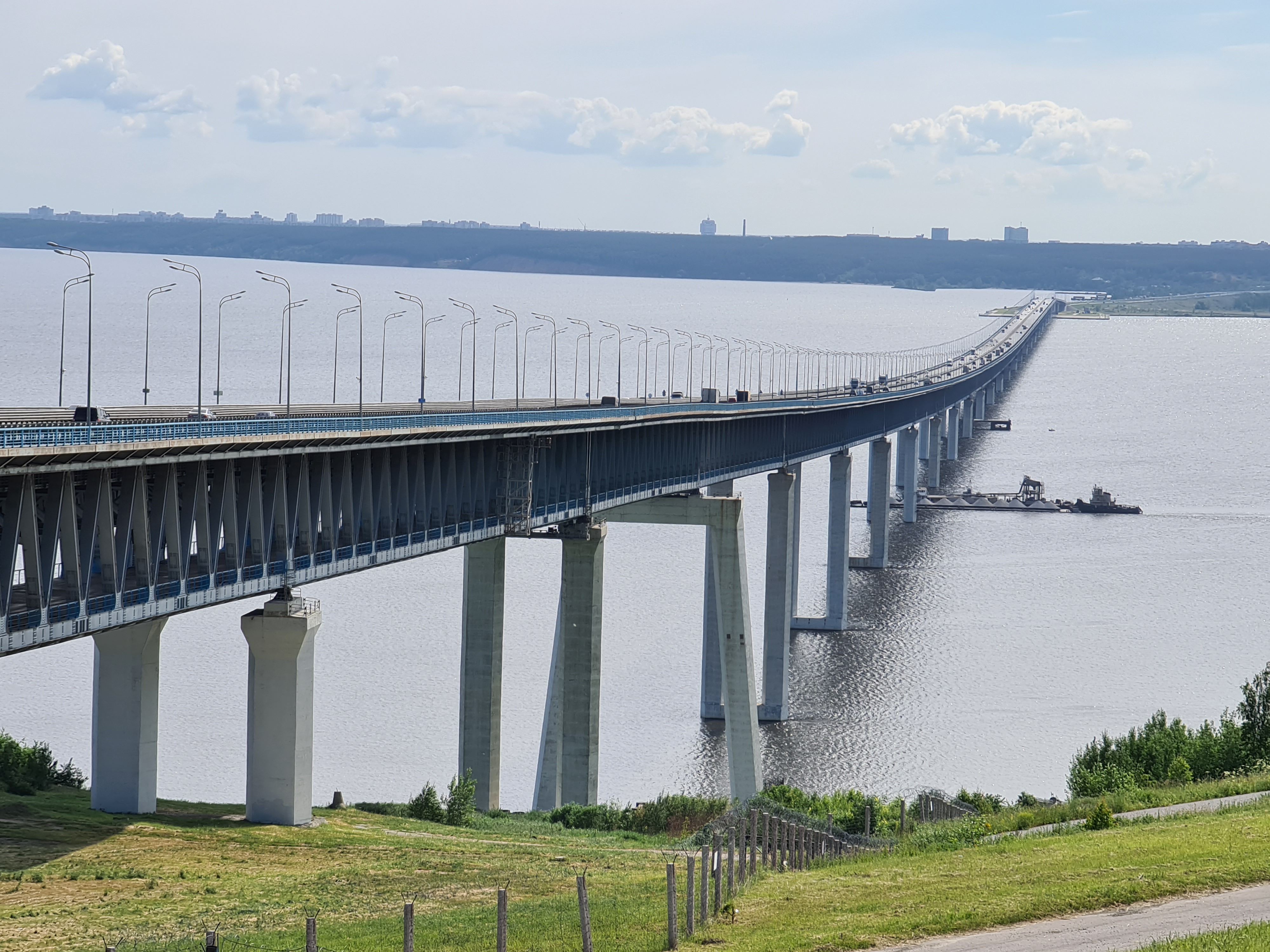 В Ульяновске введут ограничение скорости на Президентском мосту.