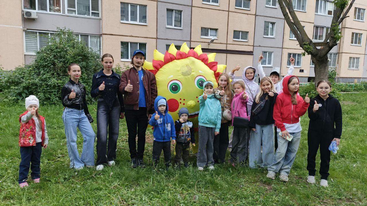 В Ульяновске стартовала первая смена проекта «Лето во дворах».