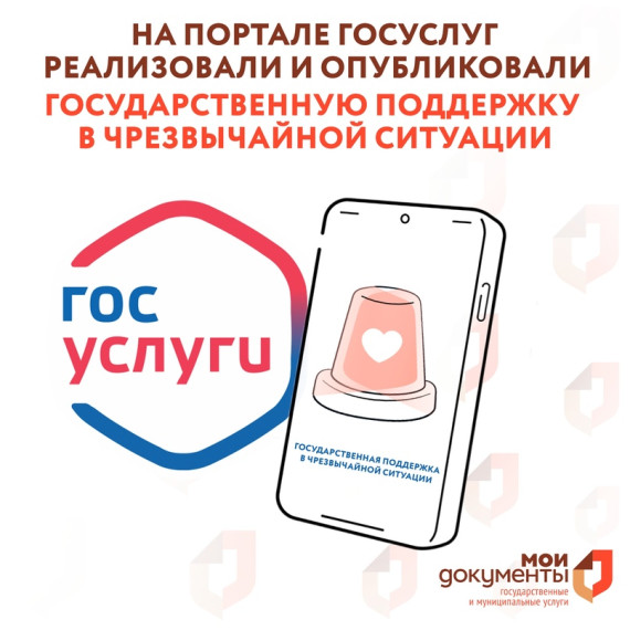 На Госуслугах можно узнать о мерах поддержки в чрезвычайных ситуациях. На Госуслугах можно узнать о мерах поддержки в чрезвычайных ситуациях.