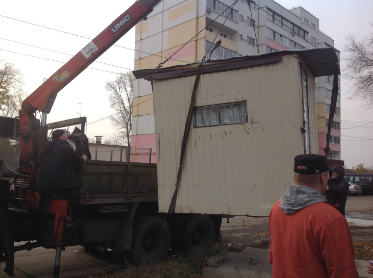 За пять лет в Ульяновске демонтировано 1244 самовольно установленных объекта.