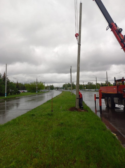 В Ульяновске заменено 100 км проводов уличного освещения.