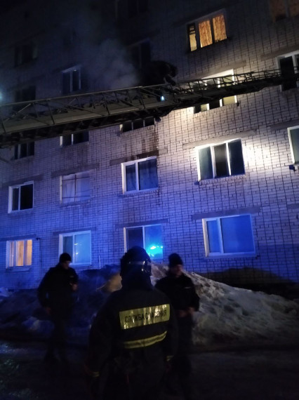 В Ульяновске при пожаре спасено два человека.
