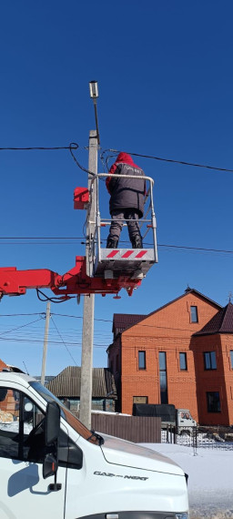 В Ульяновске начат второй этап замены проводов уличного освещения.