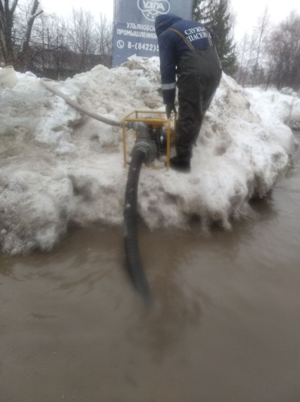 Дождь и снег не обострили паводковую ситуацию в Ульяновске.