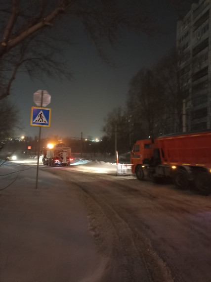 За сутки с улиц Ульяновска вывезли 194 самосвала снега.