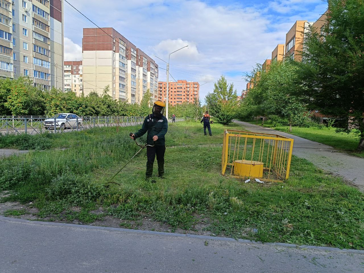 В Дальнем Засвияжье активизировано благоустройство.